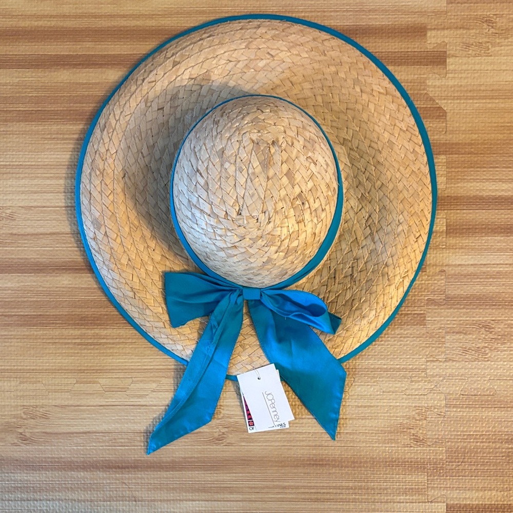 NWT Vintage JCPenney “ Festival of the Philippines”🇵🇭 Straw Hat
